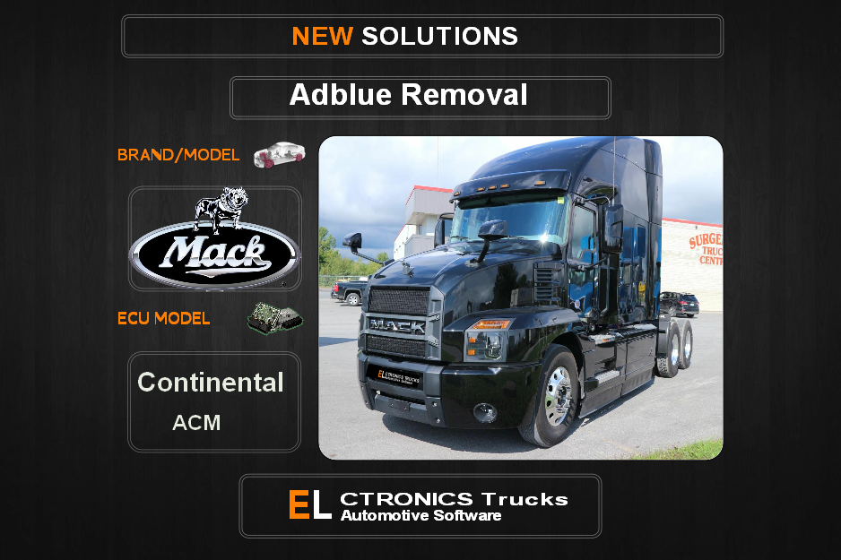 AdBlue OFF Mack Continental ACM Electronics Trucks Automotive Software
