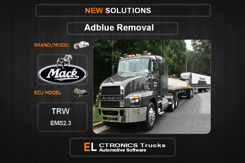AdBlue OFF Mack TRW EMS2.3 Electronics Trucks Automotive Software