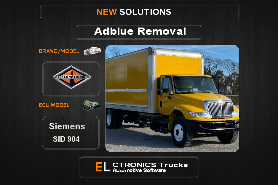 AdBlue OFF International Siemens SID904 Electronics Trucks Automotive Software