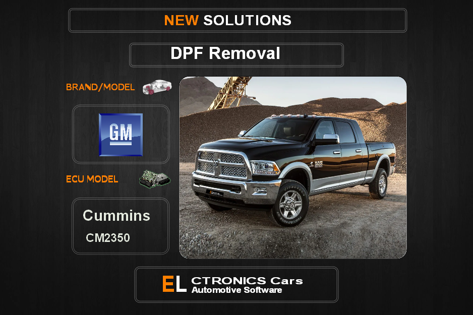 DPF Off GM Cummins CM2350 Electronics Cars Automotive Software