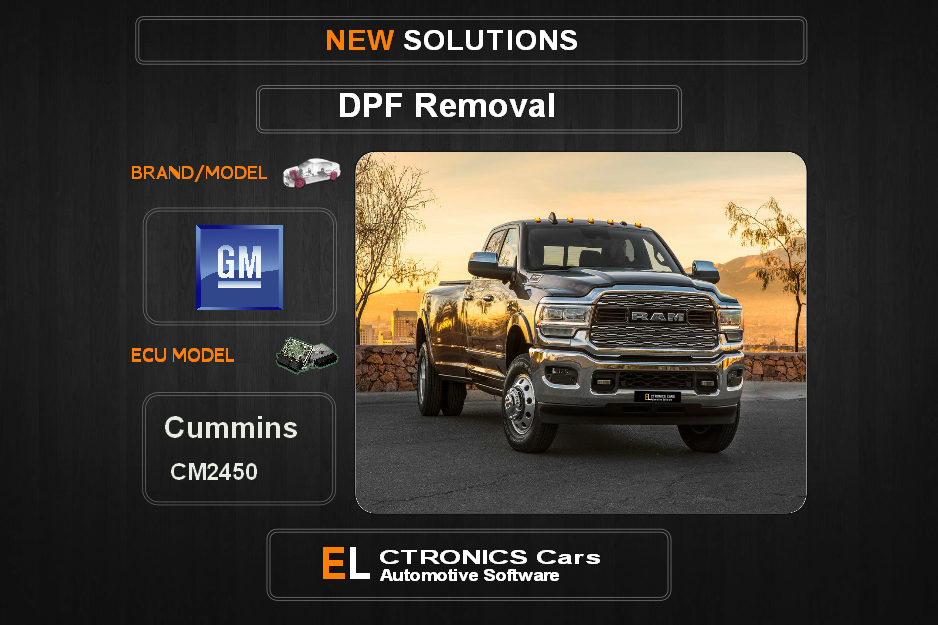 DPF Off GM Cummins CM2450 Electronics Cars Automotive Software