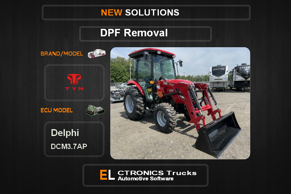 DPF Off TYM Delphi DCM3.7AP Electronics Trucks Automotive Software
