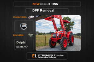 DPF Off Kioti Delphi DCM3.7AP Electronics Trucks Automotive Software