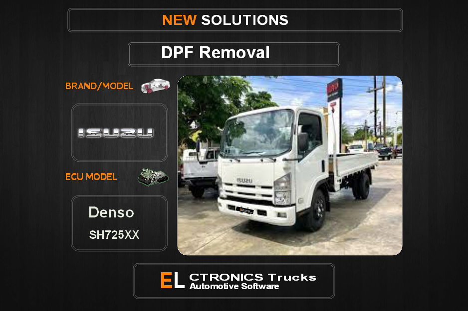 DPF Off Isuzu Denso SH725XX Electronics Trucks Automotive Software