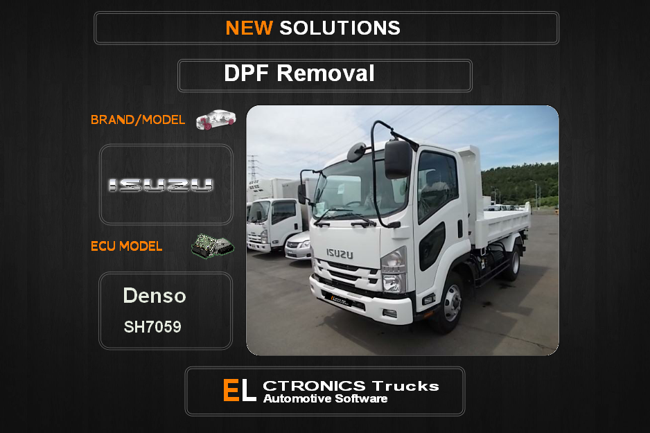 DPF Off Isuzu Denso SH7059 Electronics Trucks Automotive Software