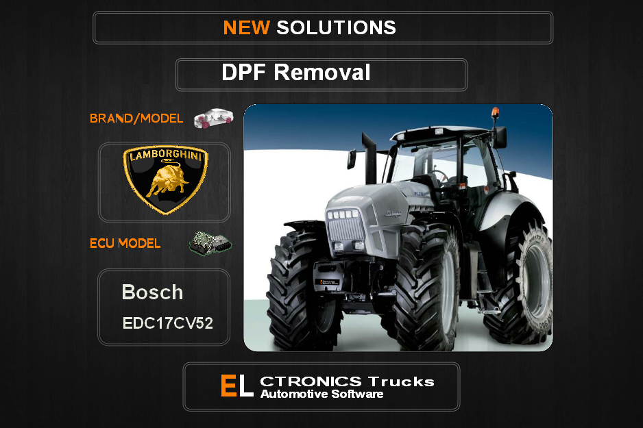 DPF Off Lamborghini Bosch EDC17CV52 Electronics Trucks Automotive Software