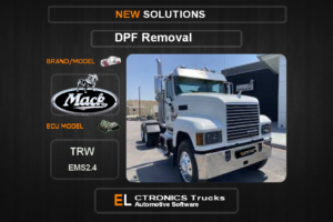 DPF Off Mack TRW EMS2.4 Electronics Trucks Automotive Software