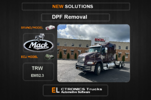 DPF Off Mack TRW EMS2.3 Electronics Trucks Automotive Software