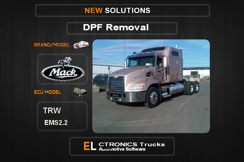 DPF Off Mack TRW EMS2.2 Electronics Trucks Automotive Software