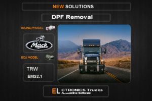 DPF Off Mack TRW EMS2.1 Electronics Trucks Automotive Software