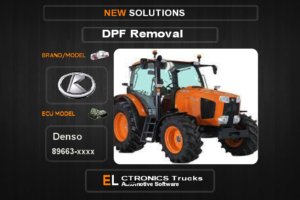 DPF Off Kubota Denso Electronics Trucks Automotive Software