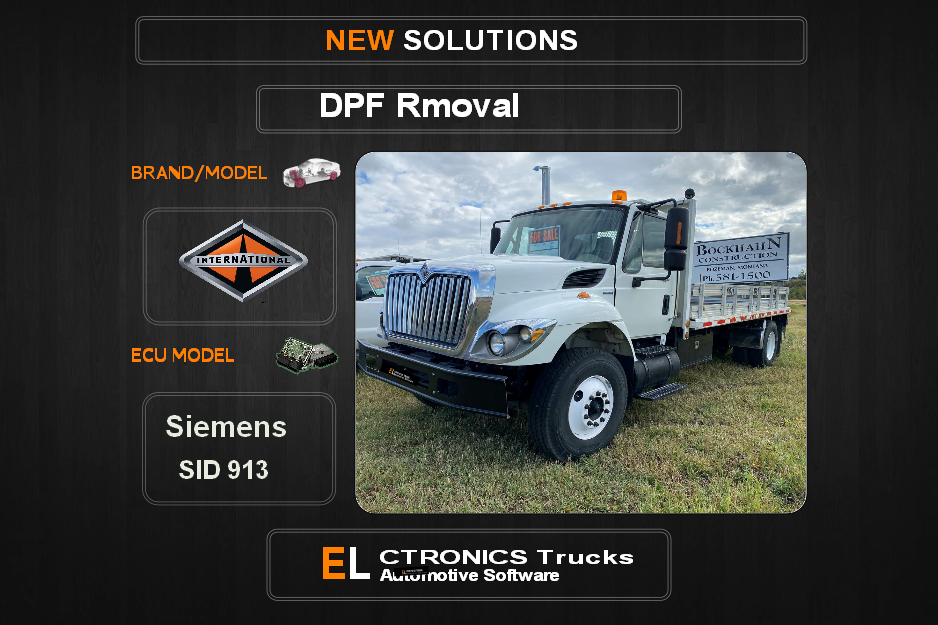 DPF Off International Siemens SID913 Electronics Trucks Automotive Software