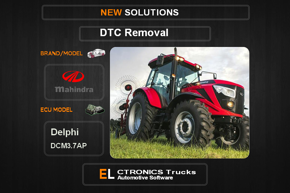 DTC OFF Mahindra  Delphi DCM3.7AP Electronics Trucks Automotive software