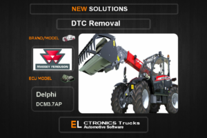 DTC OFF Massey Delphi DCM3.7AP Electronics Trucks Automotive software