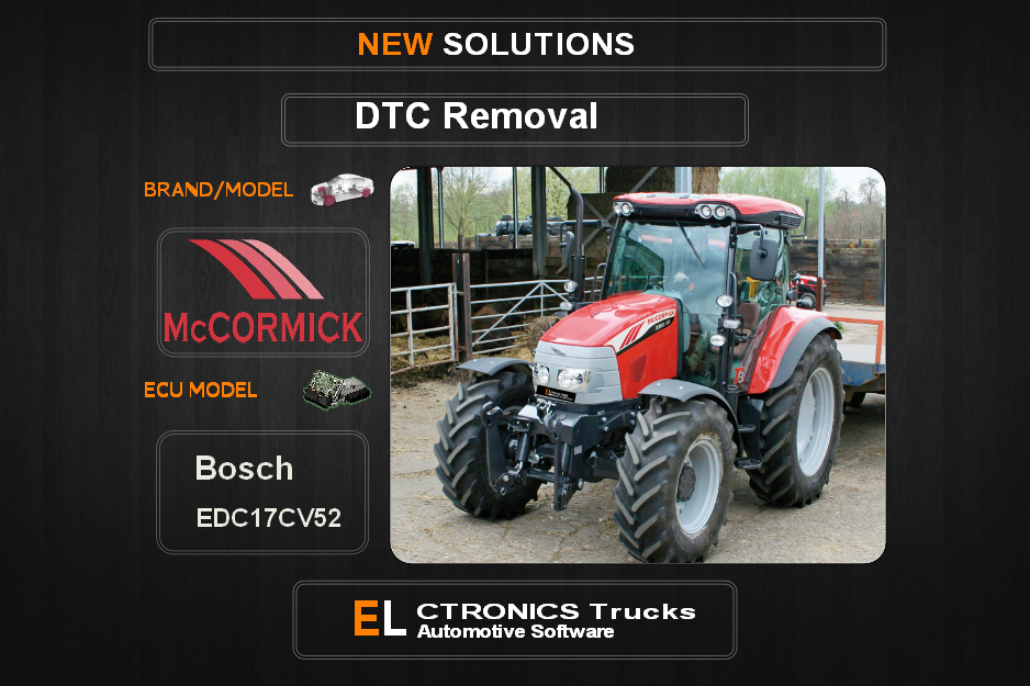 DTC OFF Mc Bosch EDC17CV52 Electronics Trucks Automotive software