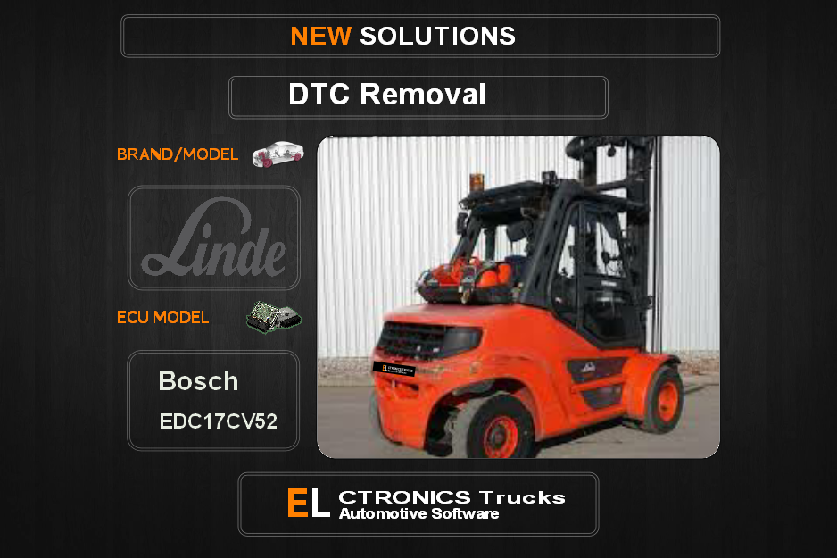 DTC OFF Linde Bosch EDC17CV52 Electronics Trucks Automotive software