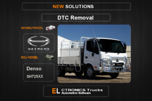 DTC OFF Hino Denso SH725XX Electronics Trucks Automotive software