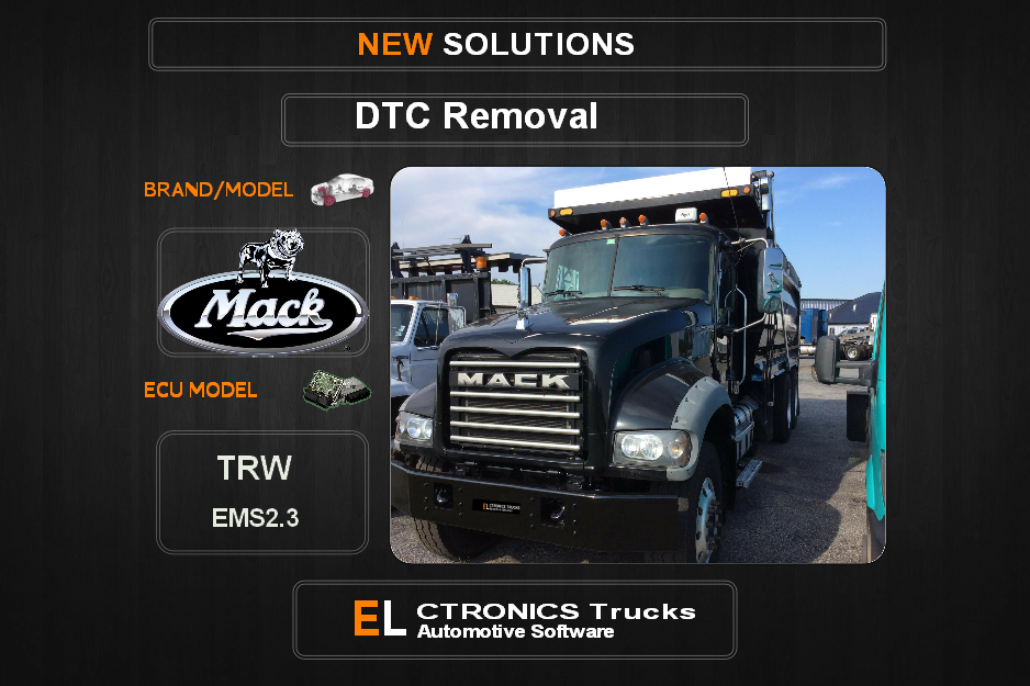 DTC  Off Mack TRW EMS2.3 Electronics Trucks Automotive software