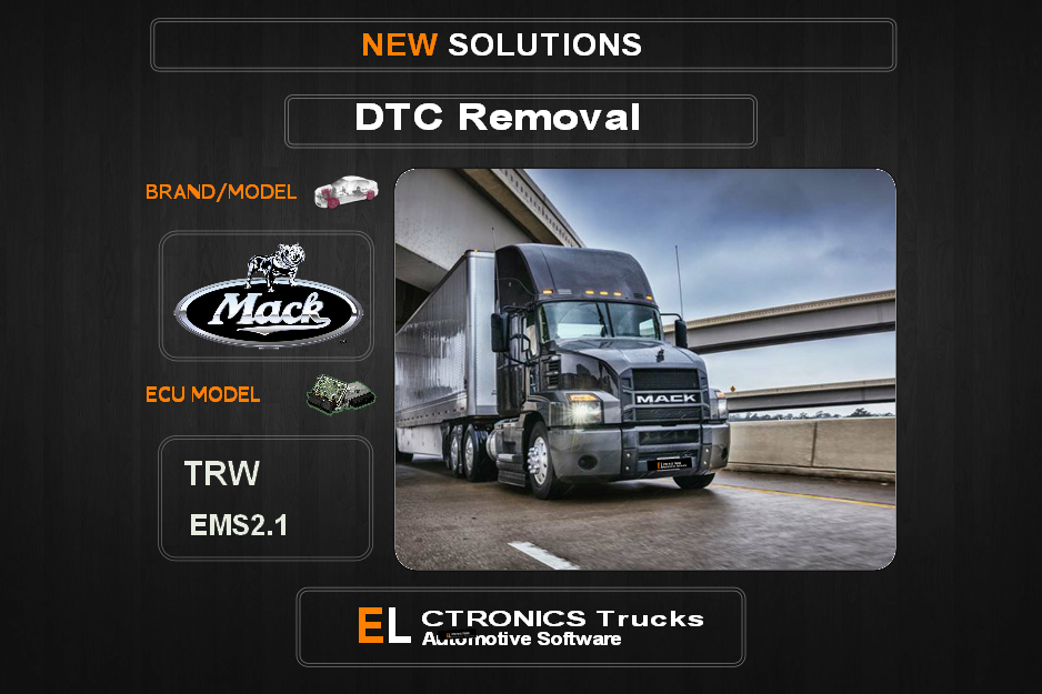 DTC  Off Mack TRW EMS2.1 Electronics Trucks Automotive software