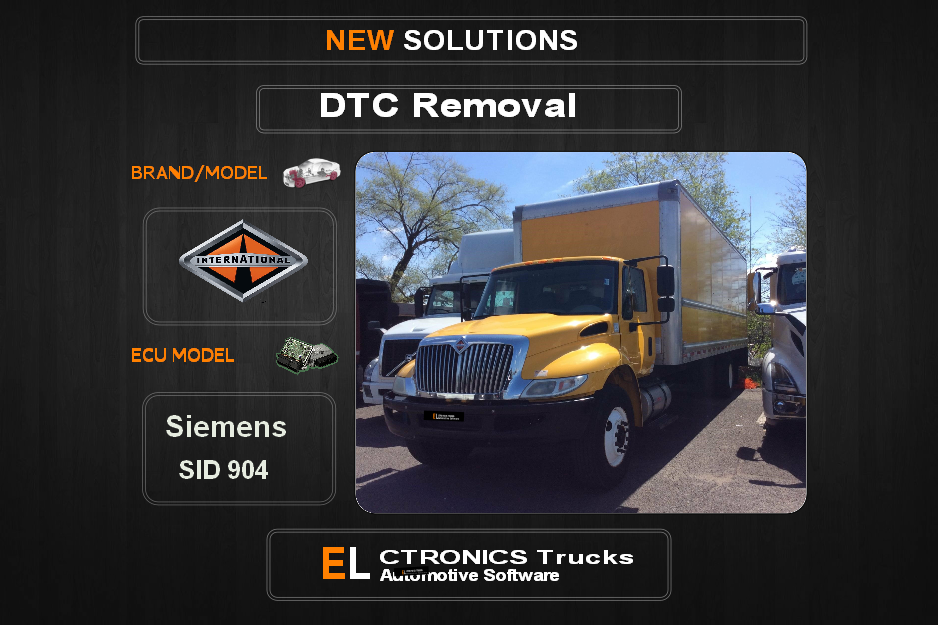 DTC OFF International Siemens SID904 Electronics Trucks Automotive software