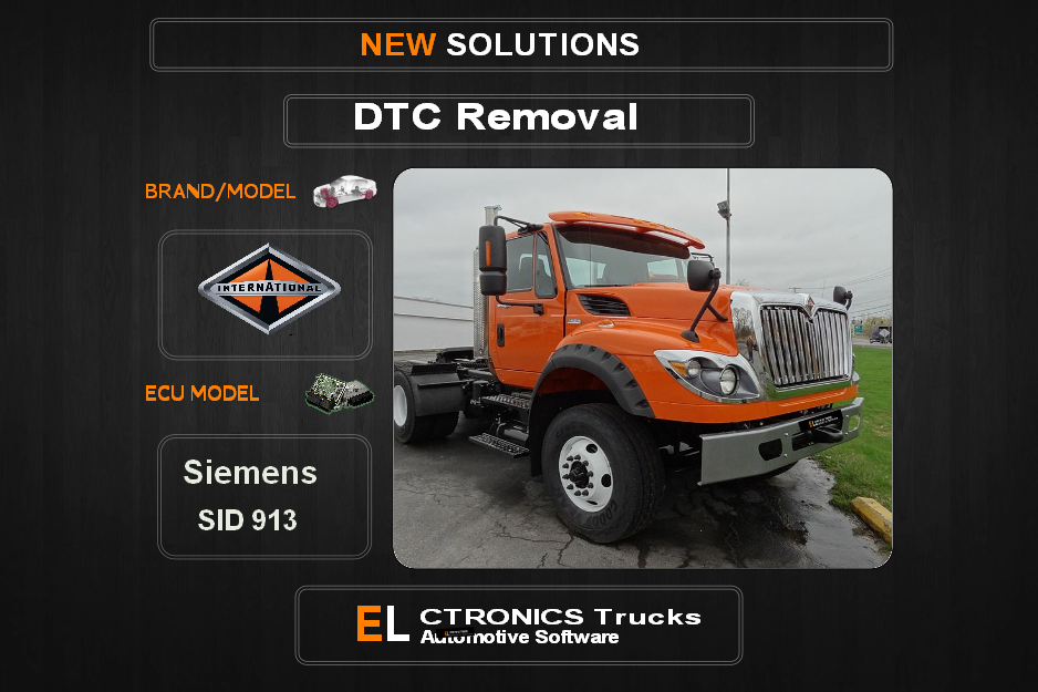 DTC OFF International Siemens SID913 Electronics Trucks Automotive software