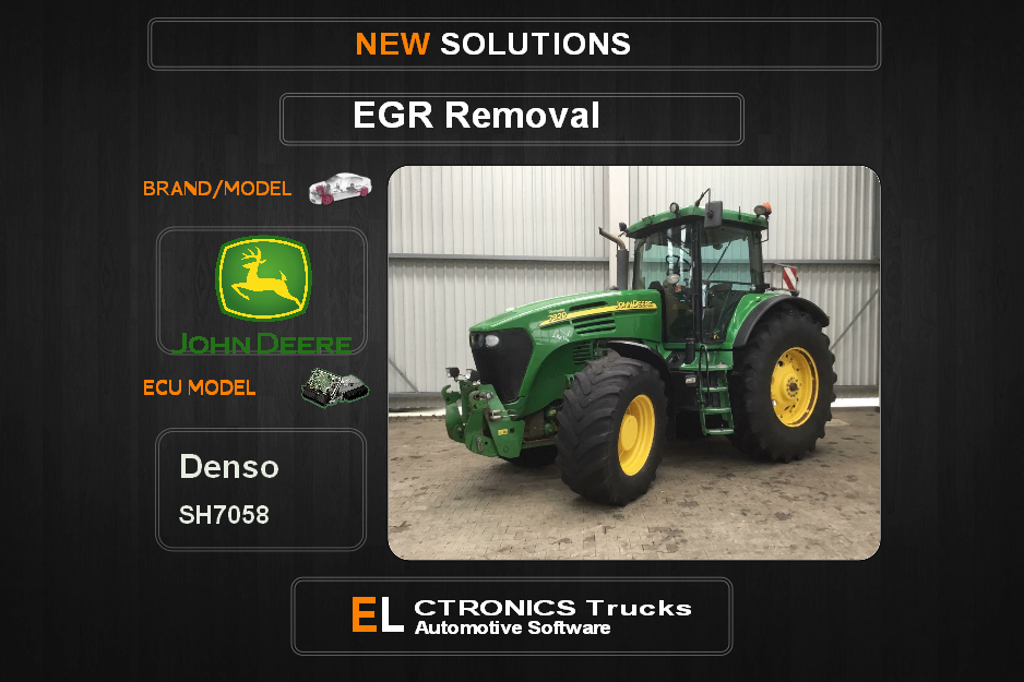 EGR Off John Deere  Denso SH7058 Electronics Trucks Automotive Software