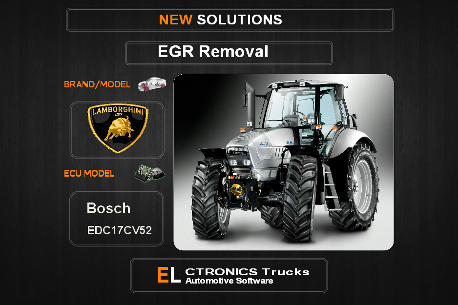 EGR Off Lamborghini Bosch EDC17CV52 Electronics Trucks Automotive Software
