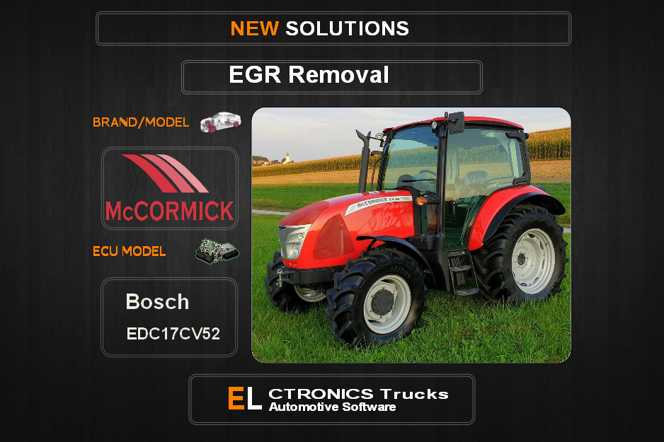 EGR Off Mc Bosch EDC17CV52 Electronics Trucks Automotive Software