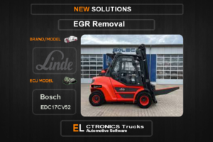 EGR Off Linde Bosch EDC17CV52 Electronics Trucks Automotive Software