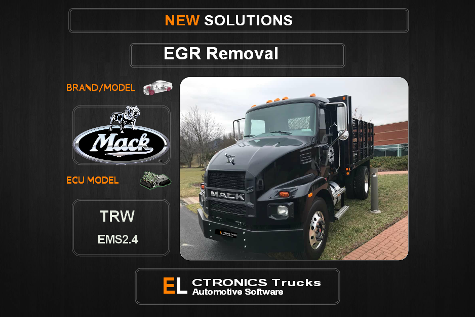 EGR Off Mack TRW EMS2.4 Electronics Trucks Automotive Software