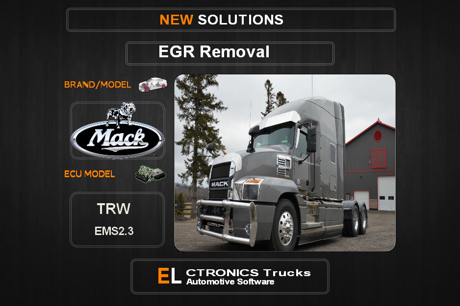 EGR Off Mack TRW EMS2.3 Electronics Trucks Automotive Software