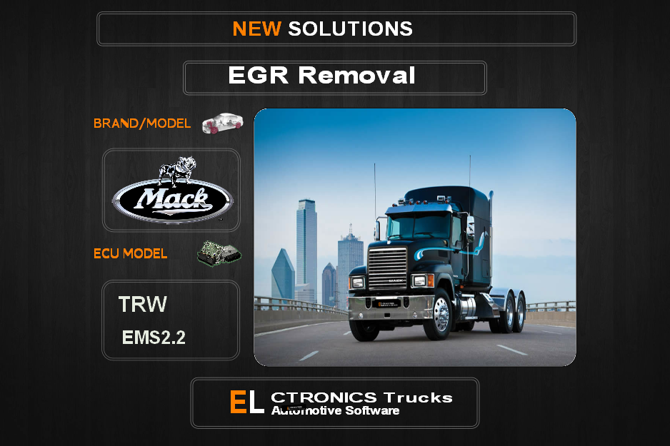 EGR Off Mack TRW EMS2.2 Electronics Trucks Automotive Software