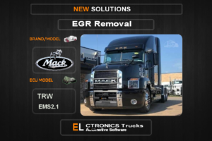 EGR Off Mack TRW EMS2.1 Electronics Trucks Automotive Software
