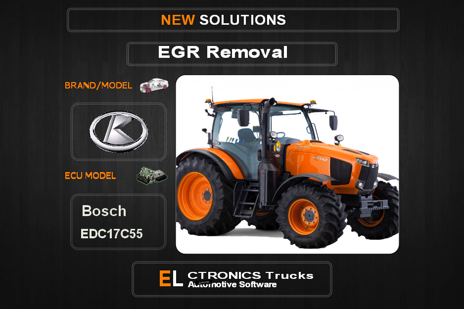 EGR Off Kubota Bosch EDC17C55 Electronics Trucks Automotive Software