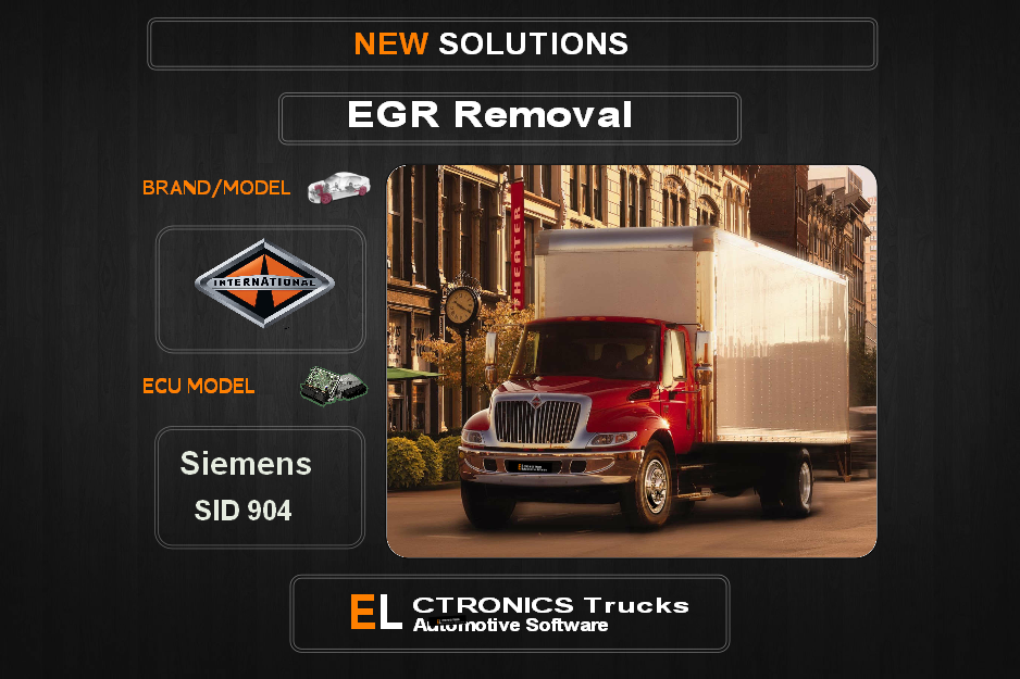 EGR Off International Siemens SID904 Electronics Trucks Automotive Software