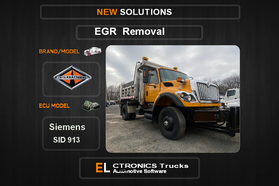 EGR Off International Siemens SID913 Electronics Trucks Automotive Software