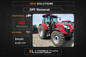 DPF Off Mahindra Delphi DCM3.7AP Electronics Trucks Automotive Software