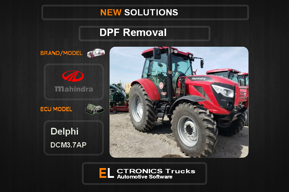 DPF Off Mahindra Delphi DCM3.7AP Electronics Trucks Automotive Software