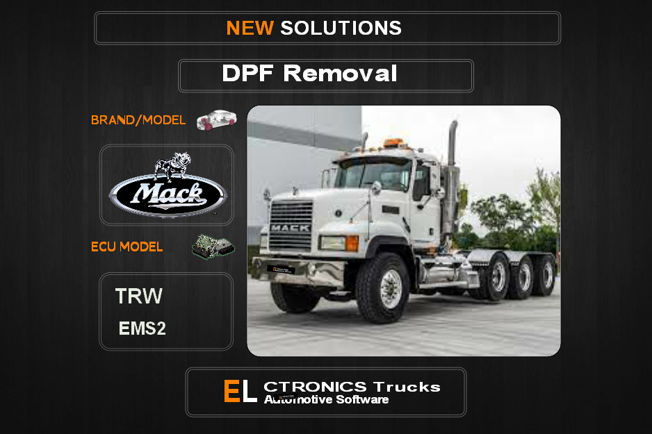 DPF Off Mack TRW EMS2 Electronics Trucks Automotive Software