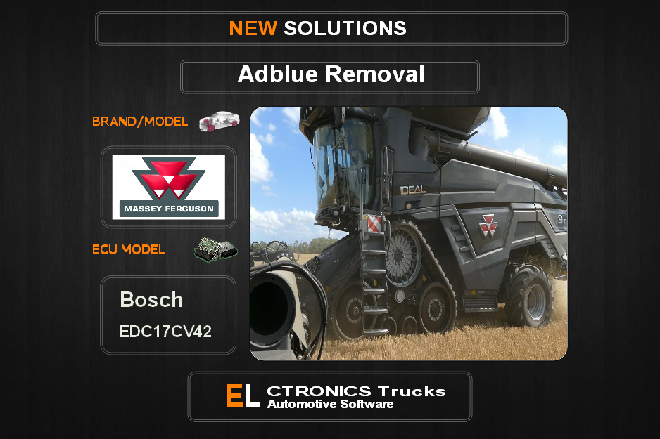 AdBlue OFF Massy Bosch EDC17CV42 Electronics Trucks Automotive Software