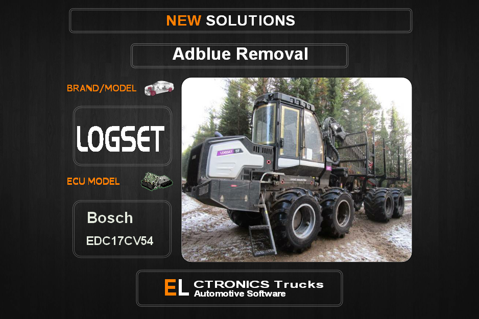 AdBlue OFF Logset Bosch EDC17CV54 Electronics Trucks Automotive Software