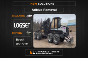 AdBlue OFF Logset Bosch EDC17CV41 Electronics Trucks Automotive Software