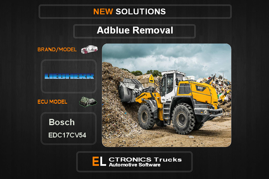 AdBlue OFF Liebherr Bosch EDC17CV54 Electronics Trucks Automotive Software