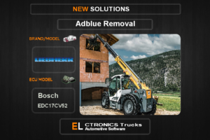 AdBlue OFF Liebherr Bosch EDC17CV52 Electronics Trucks Automotive Software