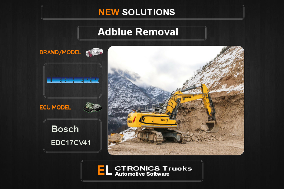 AdBlue OFF Liebherr Bosch EDC17CV41 Electronics Trucks Automotive Software