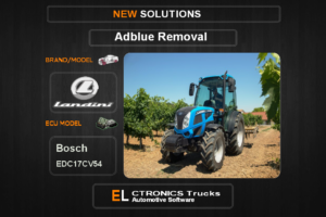 AdBlue OFF Landini Bosch EDC17CV54 Electronics Trucks Automotive Software