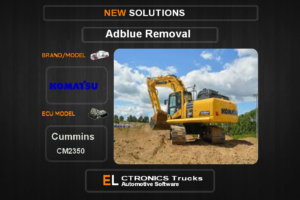AdBlue OFF  Komatsu Cummins CM2350 Electronics Trucks Automotive Software