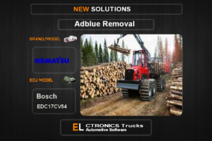 AdBlue OFF Komatsu Bosch EDC17CV54 Electronics Trucks Automotive Software