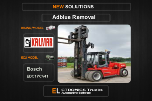 AdBlue OFF Kalmar Bosch EDC17CV41 Electronics Trucks Automotive Software