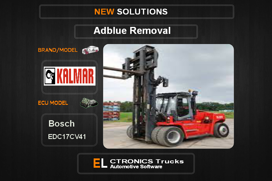 AdBlue OFF Kalmar Bosch EDC17CV41 Electronics Trucks Automotive Software